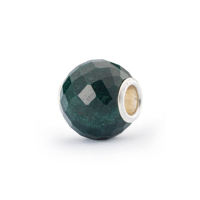 Kerek Zöld Kalcedon Bead