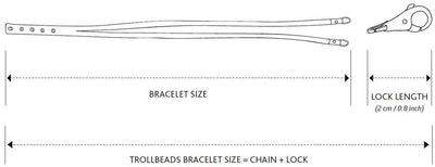 Bőr Karkötő Barna/Ezüst - Trollbeads Ékszerek Magyarország