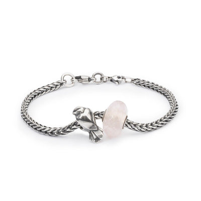 Rózsakvarc Bead - Trollbeads Ékszerek Magyarország