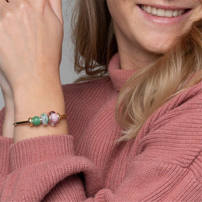 Kerek Aventurin Bead - Trollbeads Ékszerek Magyarország