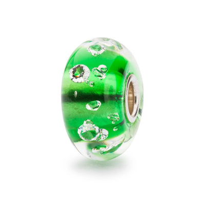 Gyémánt Bead, smaragdzöld - Trollbeads Ékszerek Magyarország