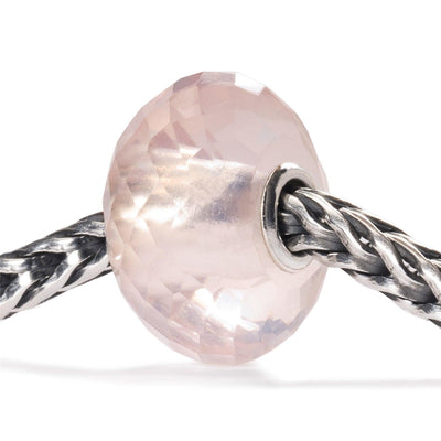 Rózsakvarc Bead - Trollbeads Ékszerek Magyarország