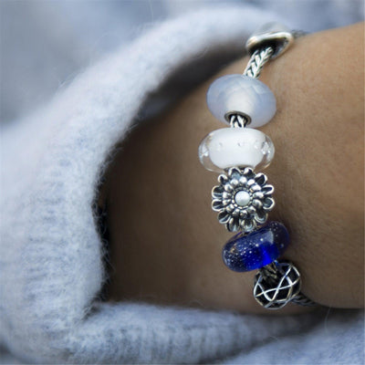 Novemberi Krizantém Bead - Trollbeads Ékszerek Magyarország