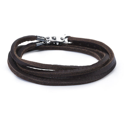 Bőr Karkötő Barna/Ezüst - Trollbeads Ékszerek Magyarország