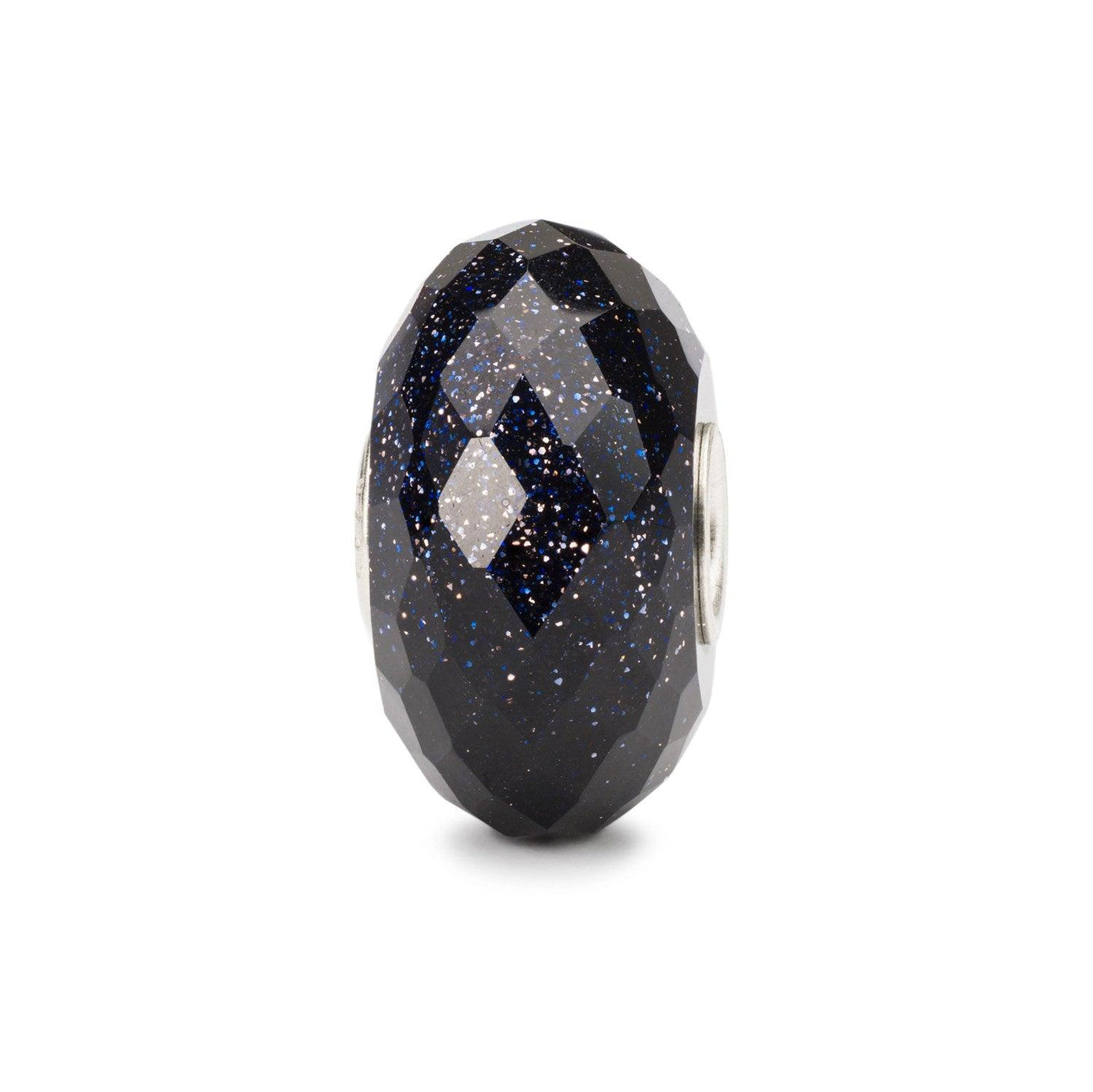 Fazettás Kék Aranykő Bead - Trollbeads Ékszerek Magyarország