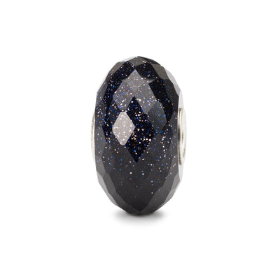 Fazettás Kék Aranykő Bead - Trollbeads Ékszerek Magyarország