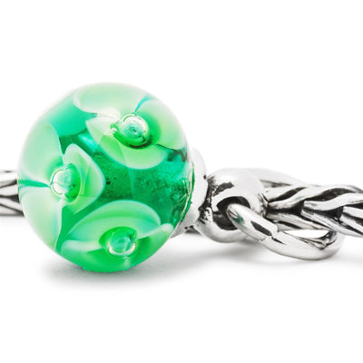 Zöld Virág Bojt Medál - Trollbeads Ékszerek Magyarország