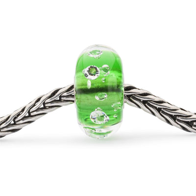 Gyémánt Bead, smaragdzöld - Trollbeads Ékszerek Magyarország
