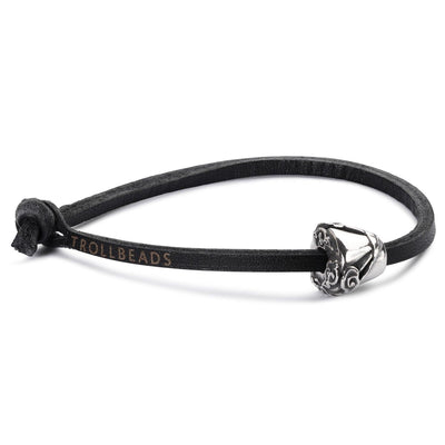 Bőr Karkötő, Fekete - Trollbeads Ékszerek Magyarország