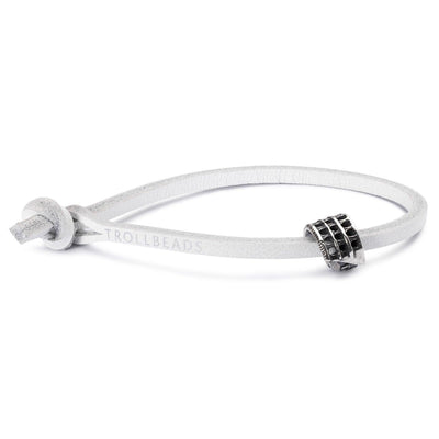 Bőr Karkötő, Fehér - Trollbeads Ékszerek Magyarország