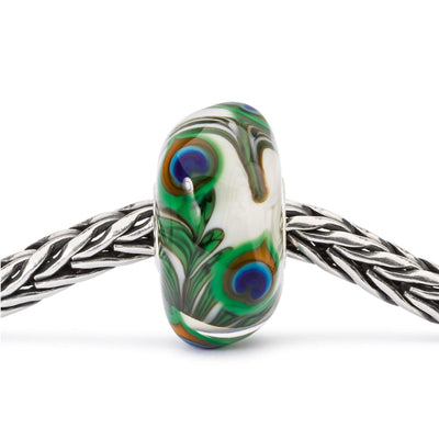 Prehnit Kő Páva Bead - Trollbeads Ékszerek Magyarország