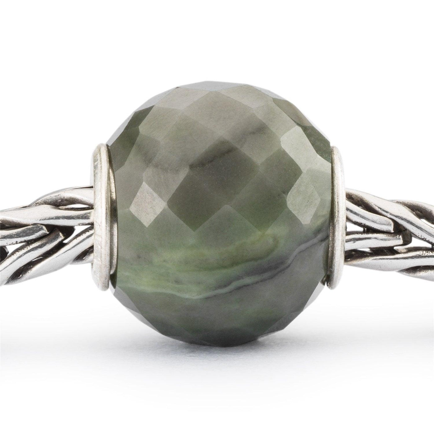 Kerek Zöld Fazettált Kalcit Bead - Trollbeads Ékszerek Magyarország