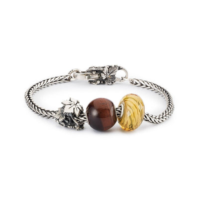 Jumbo kerek vörös tigrisszem bead - Trollbeads Ékszerek Magyarország