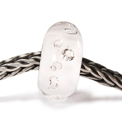 Gyémánt Bead, fehér - Trollbeads Ékszerek Magyarország