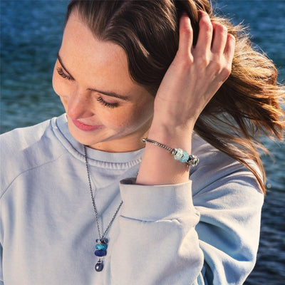 Azúrkék Hullámok Bead - Trollbeads Ékszerek Magyarország