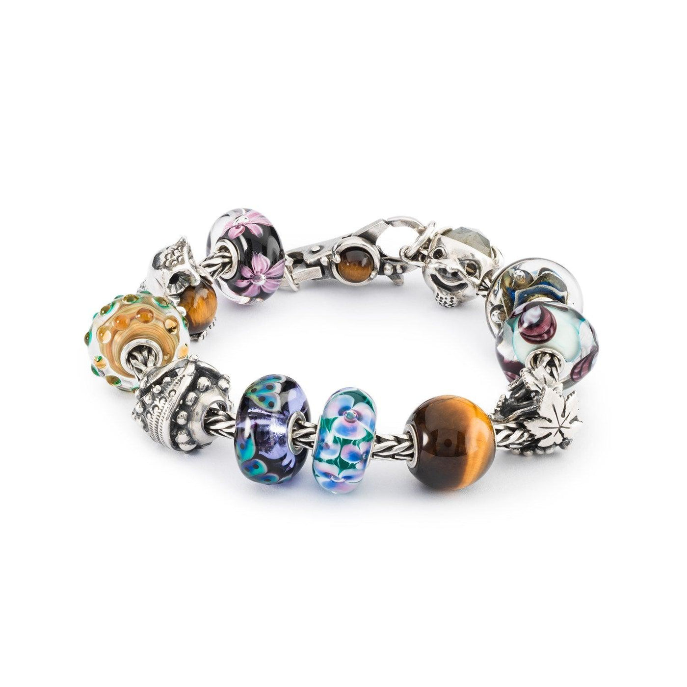 Jumbo kerek sárga tigrisszem bead - Trollbeads Ékszerek Magyarország